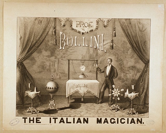 Prof. Bollini, The Italian Magician 