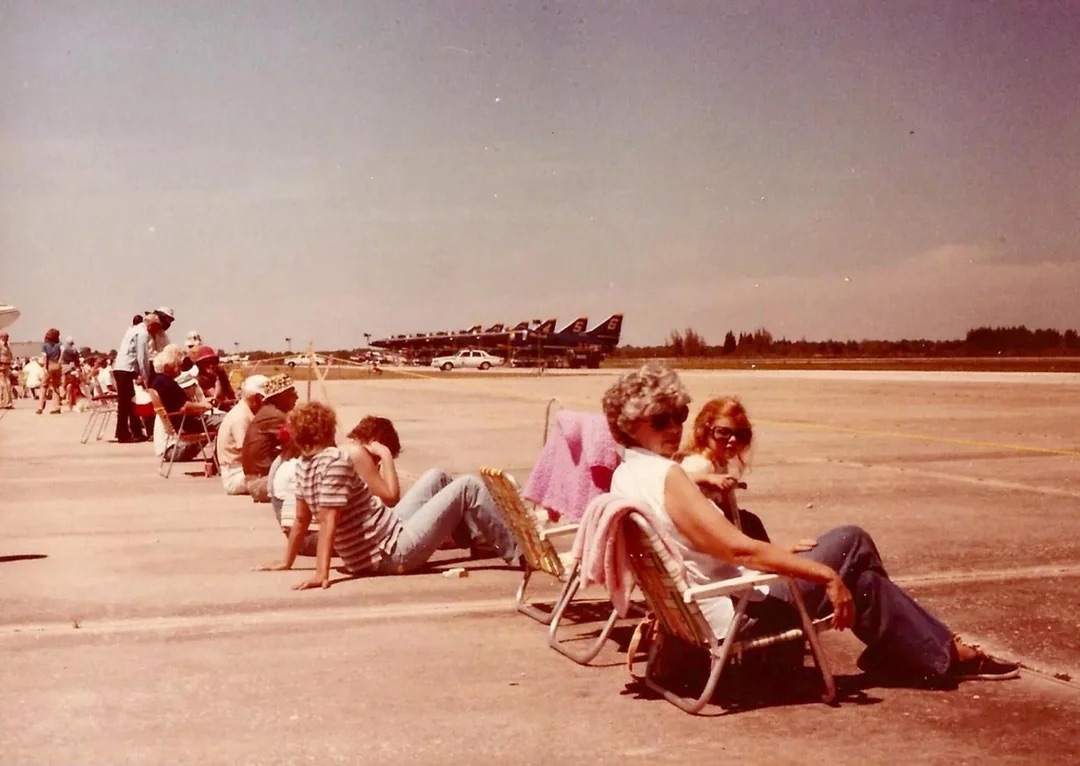 Watching the Air Show 