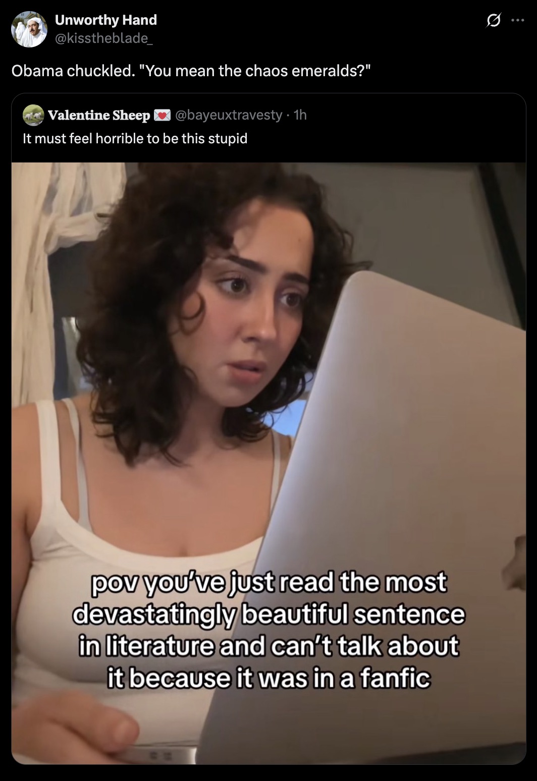 Fanfics are full of hidden gems.