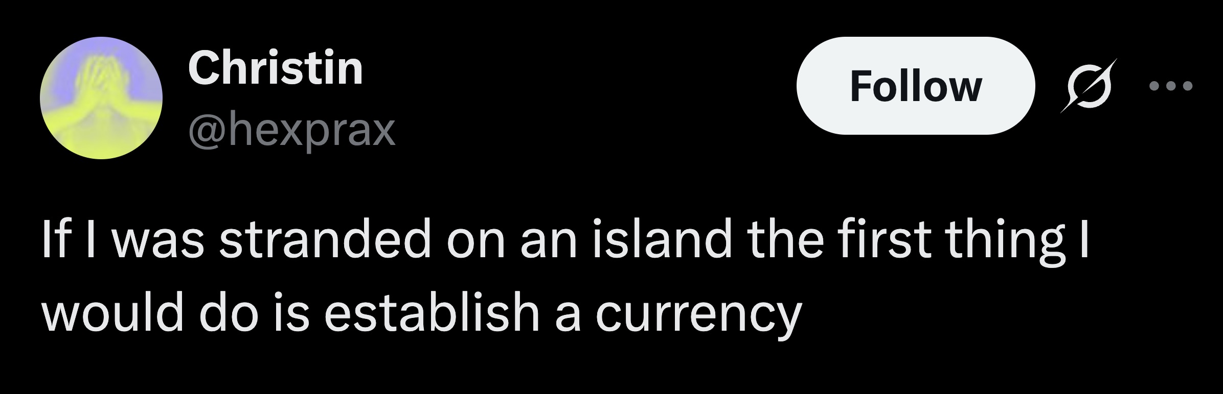 The bedrock of civilization.