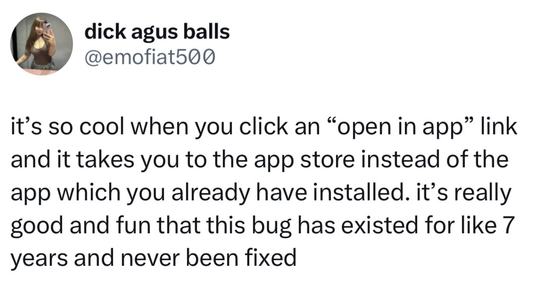 We will never be rid of it. 