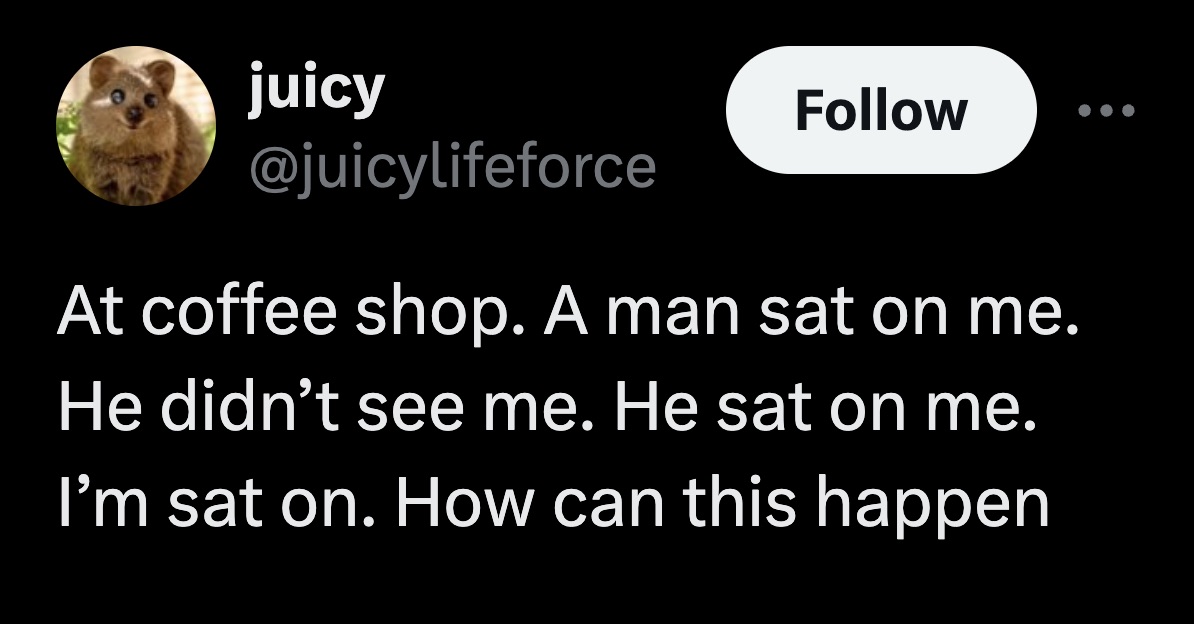 I think he knew and he's just a bad person.