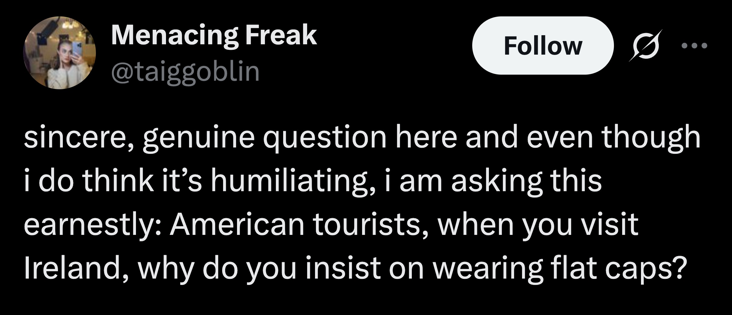 Because that's our culture. 