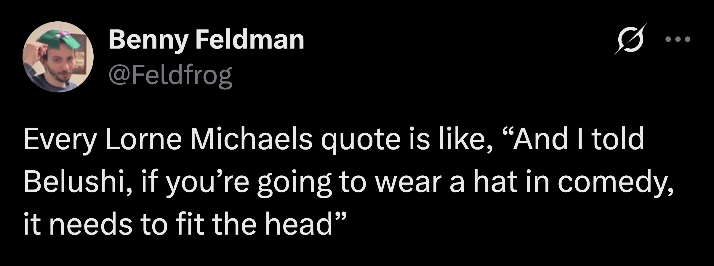 What wisdom he contains. 