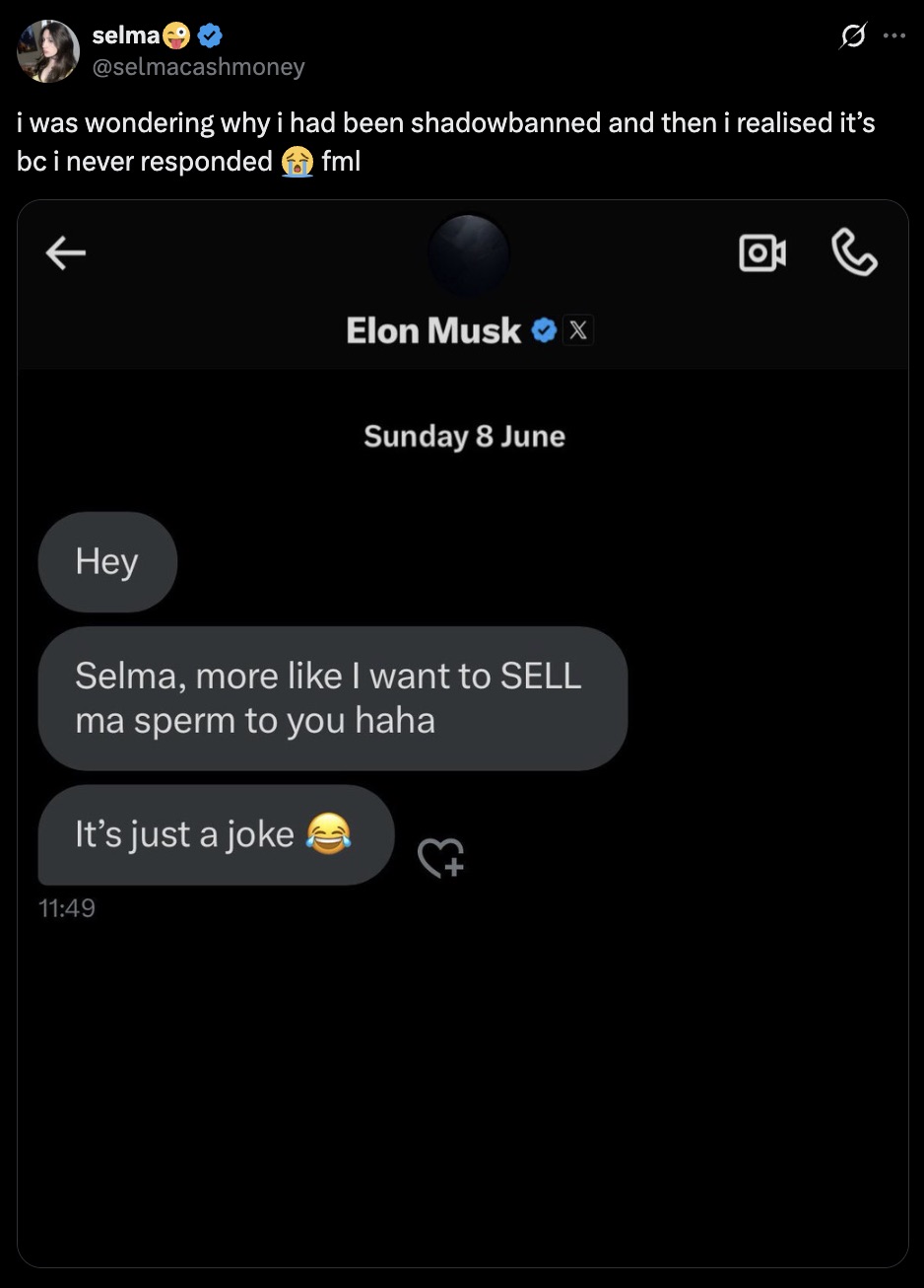 He is the most depressing man in the world.