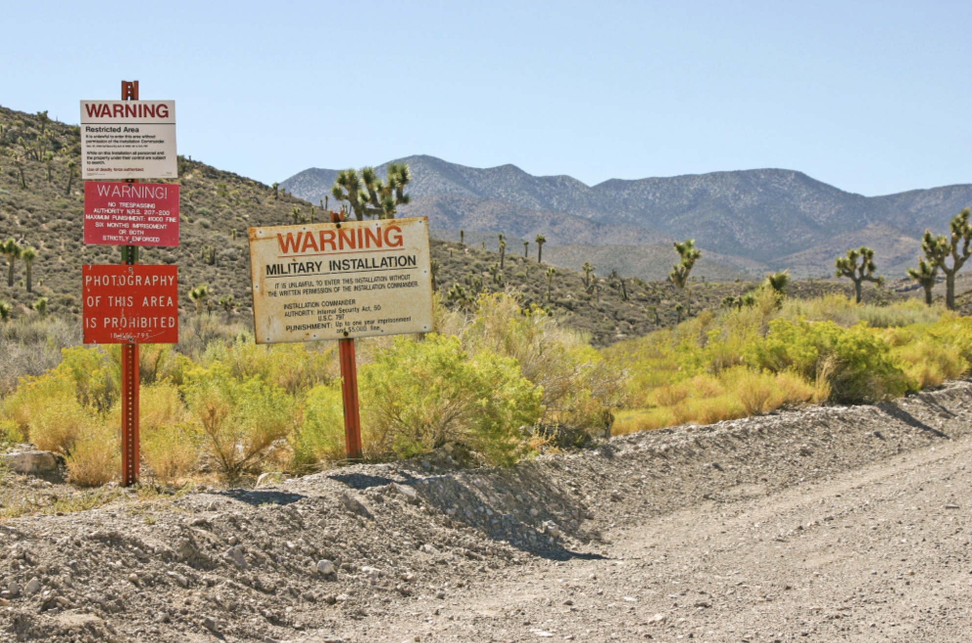 You could just walk into Area 51