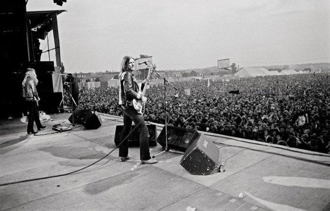 Motörhead at Reading Festival in 1979.