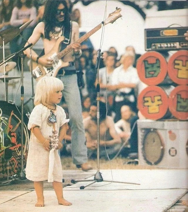 Lemmy at the Windsor Free Festival in 1973.
