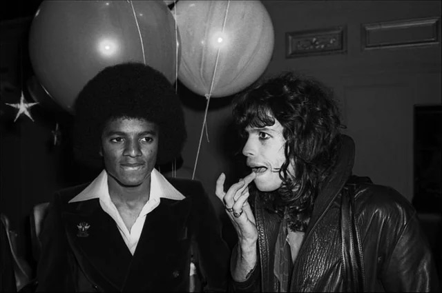 Michael Jackson and Steven Tyler