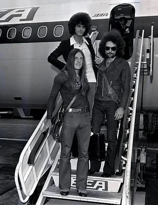Touring on a private plane - 1970s