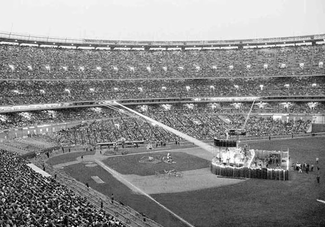Performing at Shea Stadium - 1971