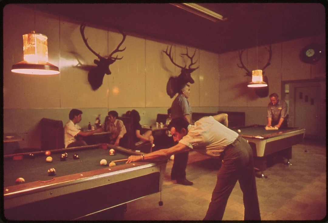 A Pool Hall in Jefferson County, Kentucky - April 1972