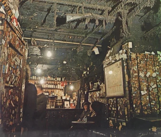 Dirty D's Pub in Bishopsgate, London - 1969