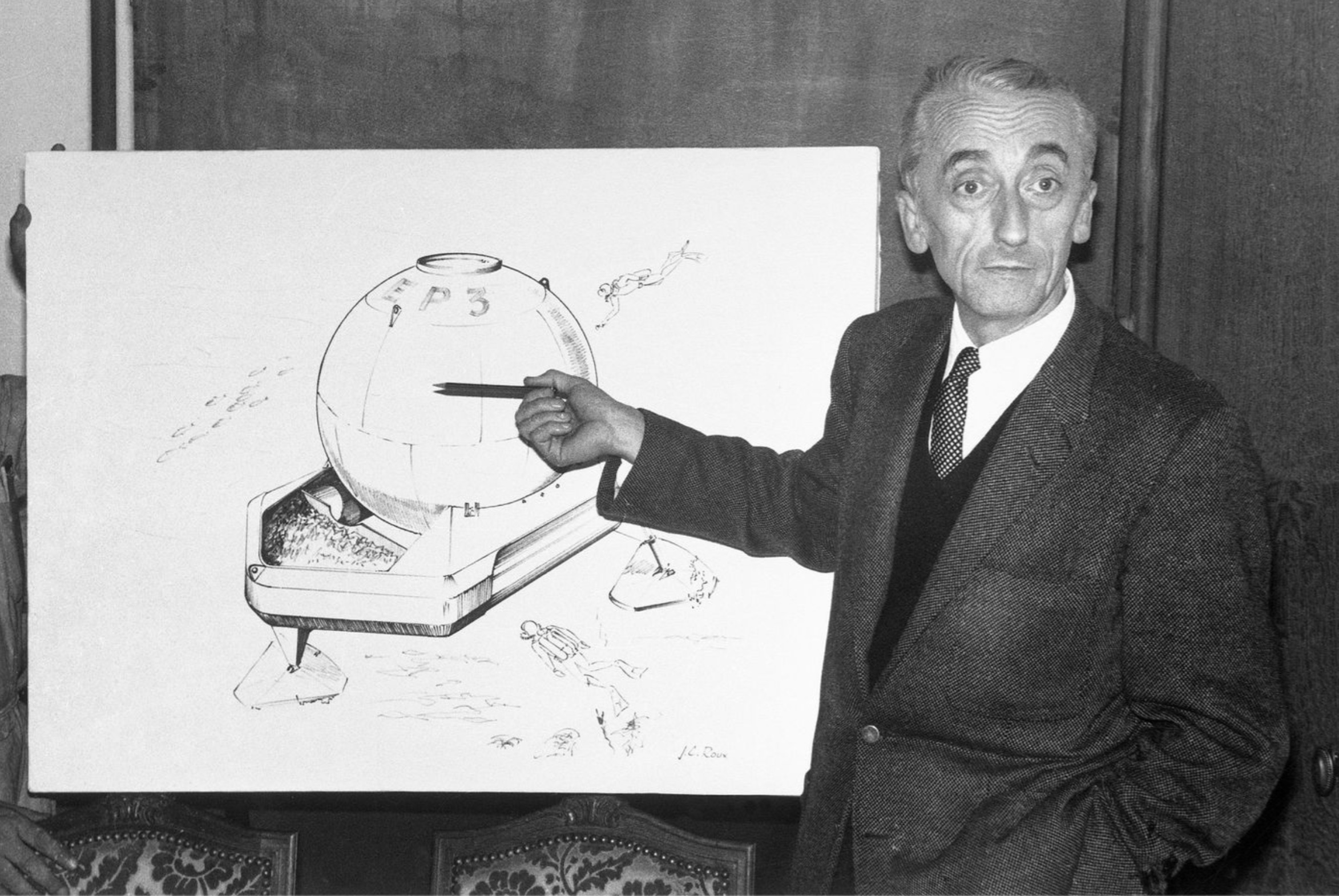 22 Red Cap Photos Remembering Jacques Cousteau