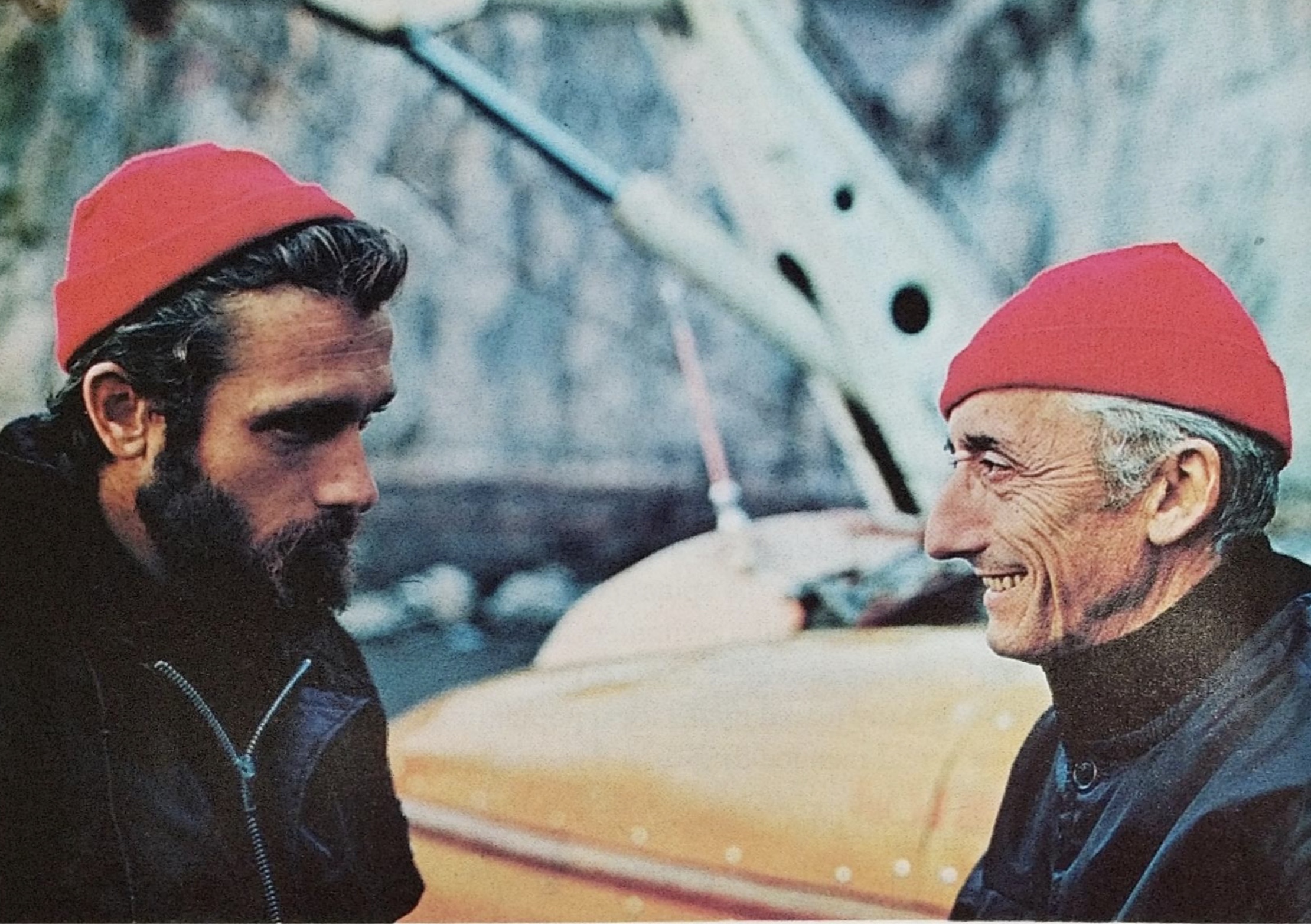 22 Red Cap Photos Remembering Jacques Cousteau