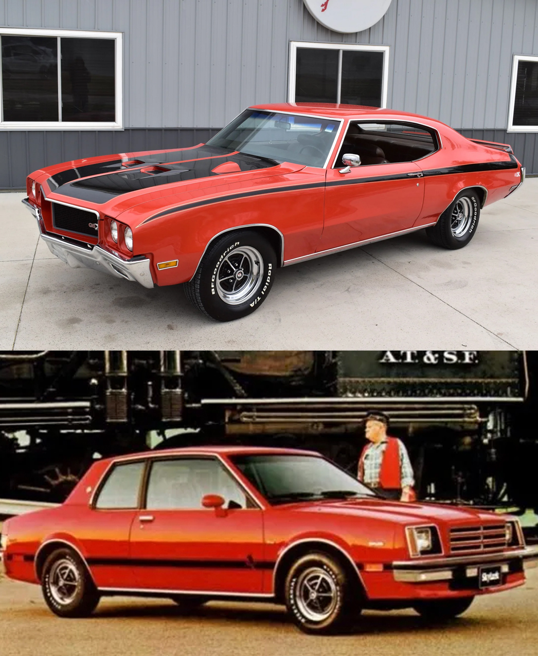 1970 Buick Skylark vs 1980 Buick Skylark