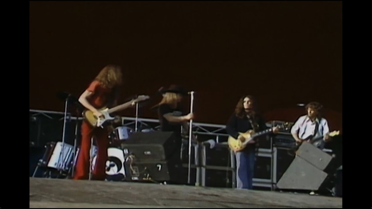 Performing “Sweet Home Alabama” Live At Knebworth - 1976