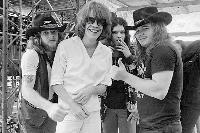 Hanging out backstage at RFK Stadium in Washington DC on May 30, 1976.