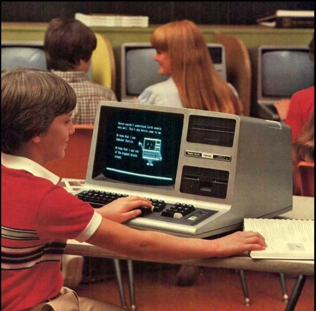 Elementary School Computer Class - Early 1980s