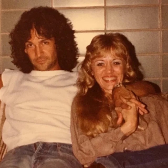 A Redditor's mom with Billy Squier in 1983.