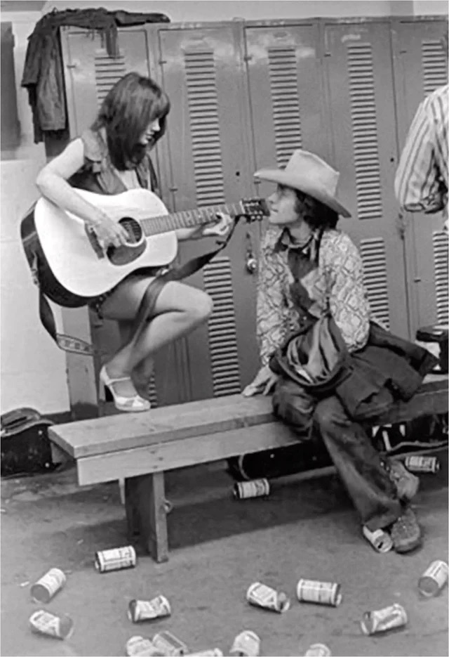 Linda Ronstadt & Don Henley in the early 1970s.
