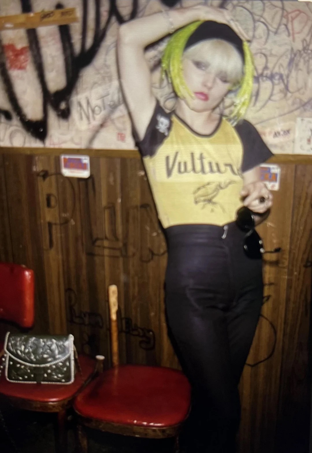 Debbie Harry backstage at The Whiskey a Go Go - 1978