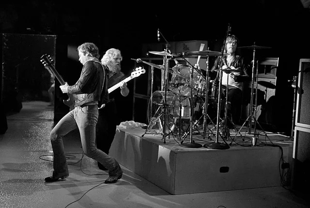 Rockin' out in 1973.