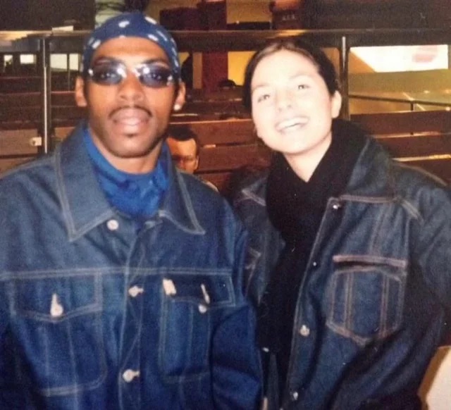 A Redditor's mom with Coolio - 1995