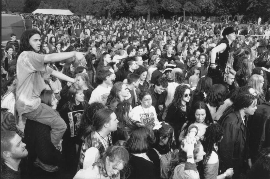 Grunge Fans at a North London festival - May 9, 1993