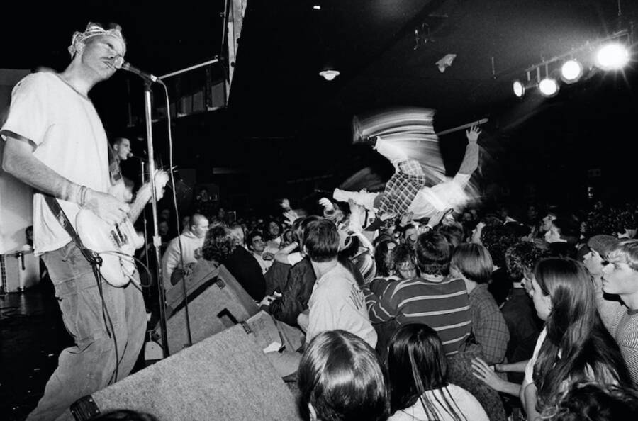 Grunge band "Pond" performing at The Oz in Seattle - 1992