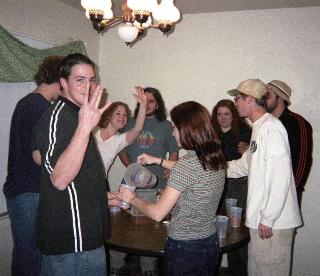 Somebody's parents weren't home.