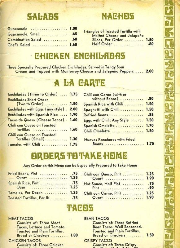 Nachos in “Tex-Mex” and Borderland Culture - 1960s and ‘70s