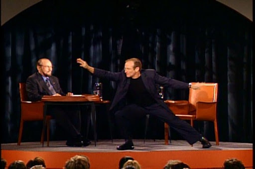 His jokes put someone in the hospital.