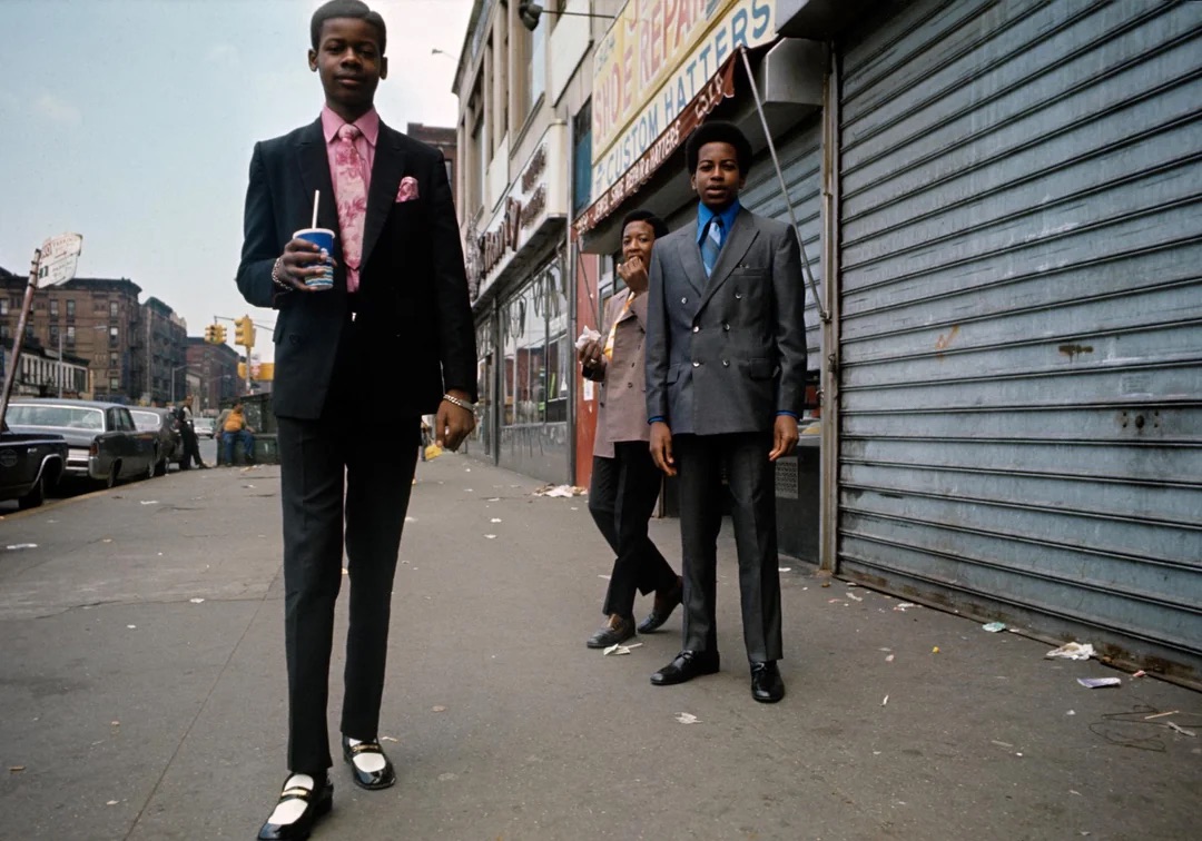 Sharp dressed kids in Harlem - 1970