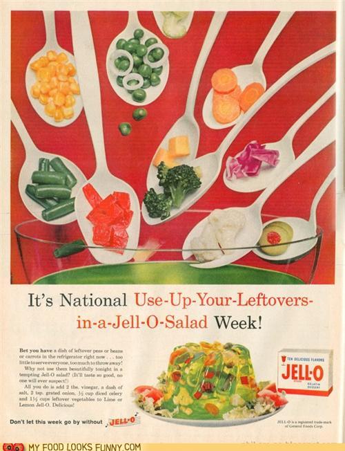 Leftovers In Jell-O Molds