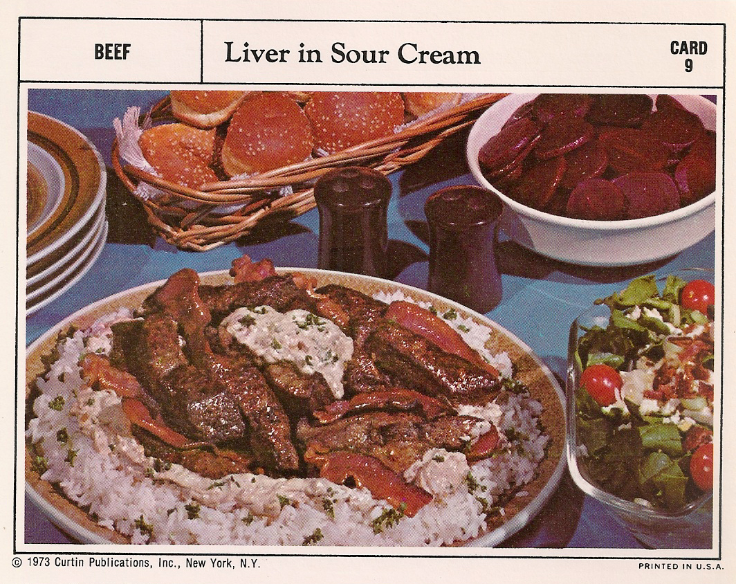 Liver and Onions With Sour Cream