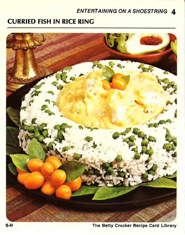 Curried Fish in a Rice Ring