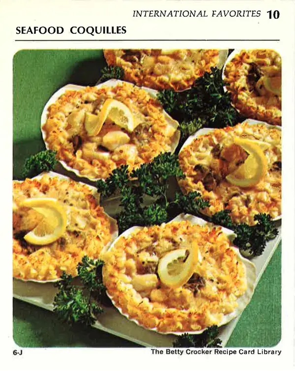 Seafood Coquilles
