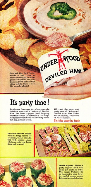 Cat Food. Sorry, we meant "Deviled Ham Spread"