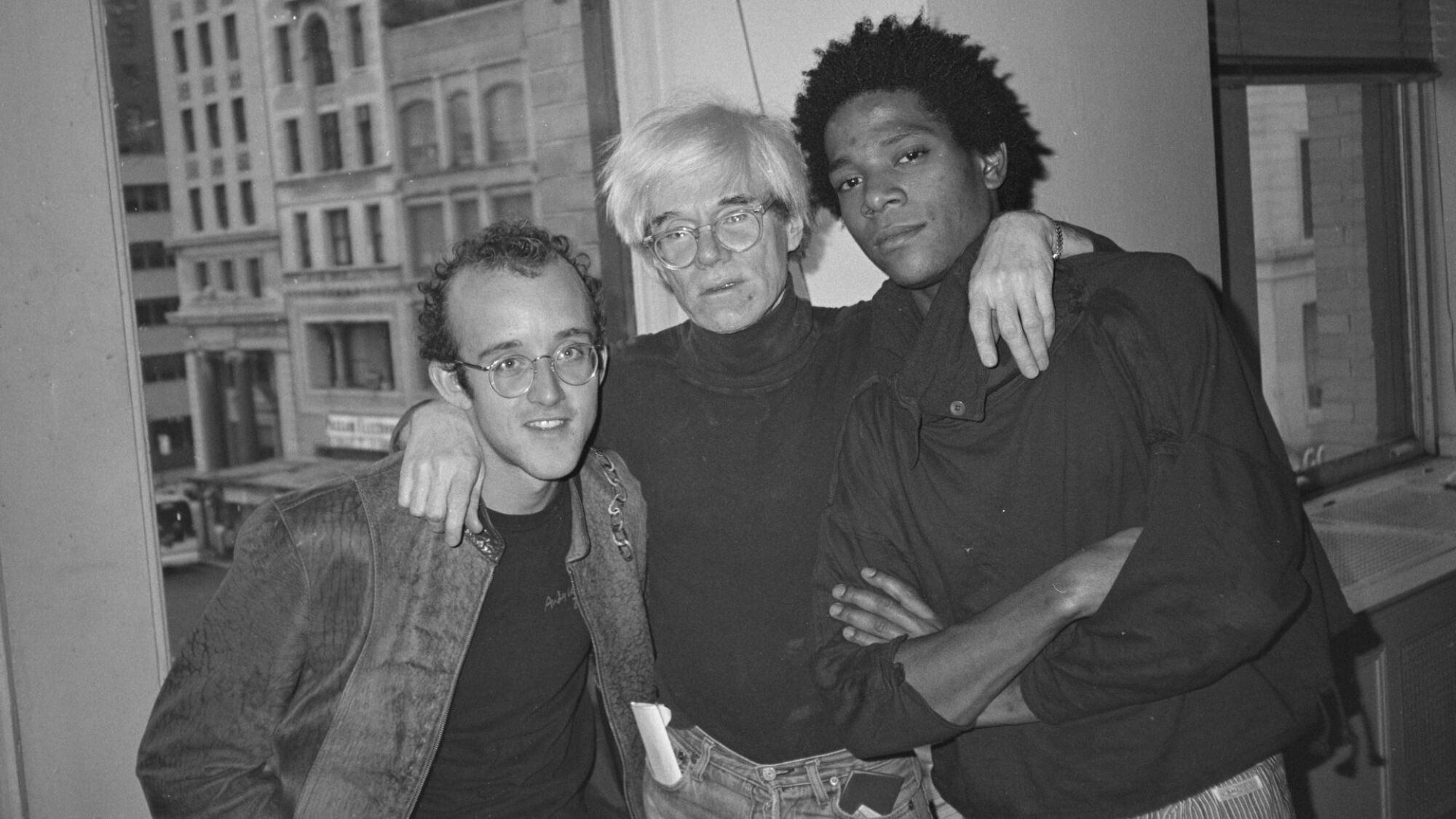 Keith Haring (with Andy Warhol and Jean-Michel Basquiat)
