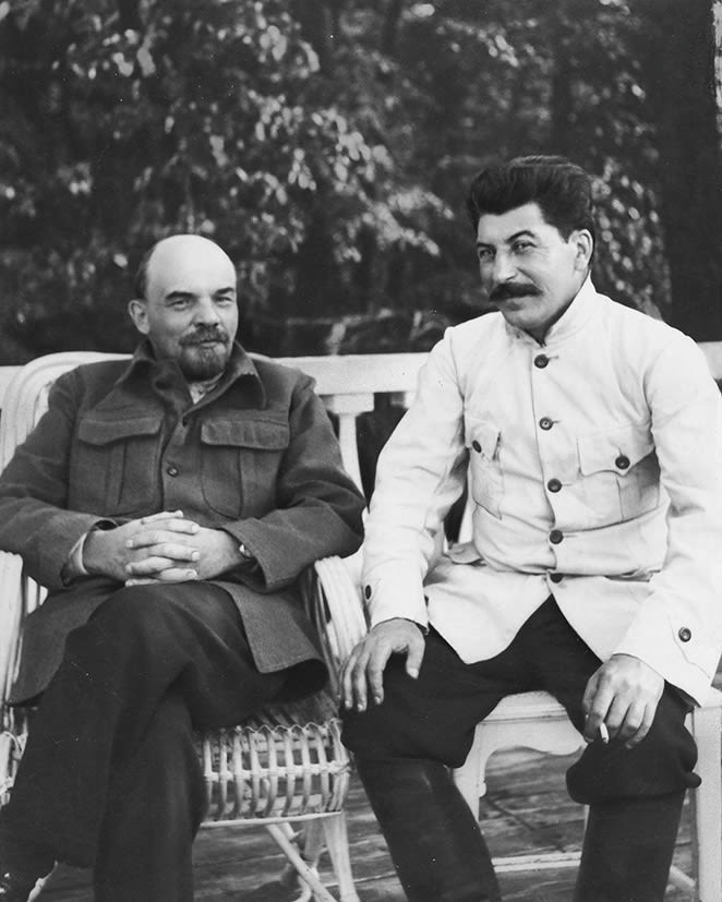 Lenin with Stalin