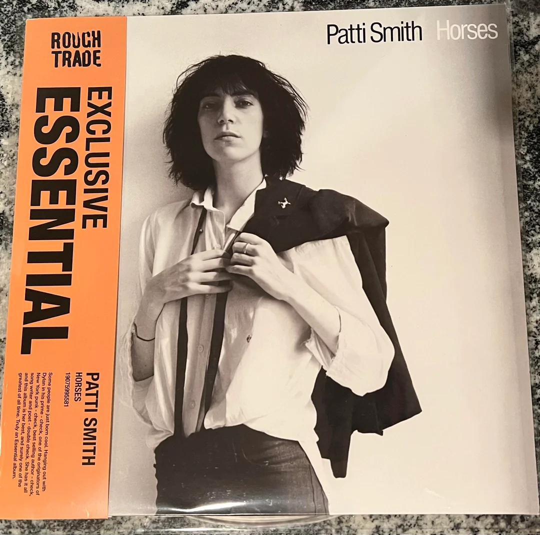 Patti Smith’s Horses album cover, 1975.