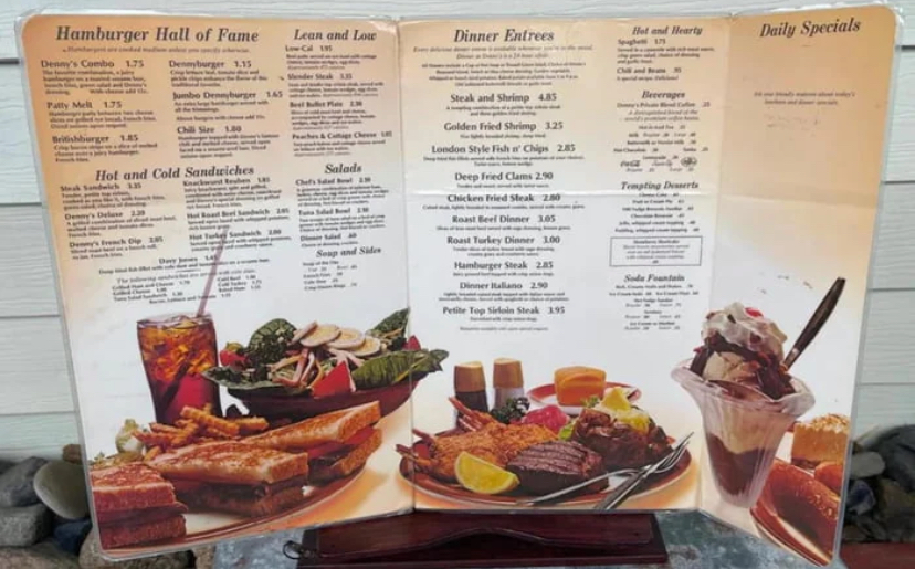 Menus That Were Novels