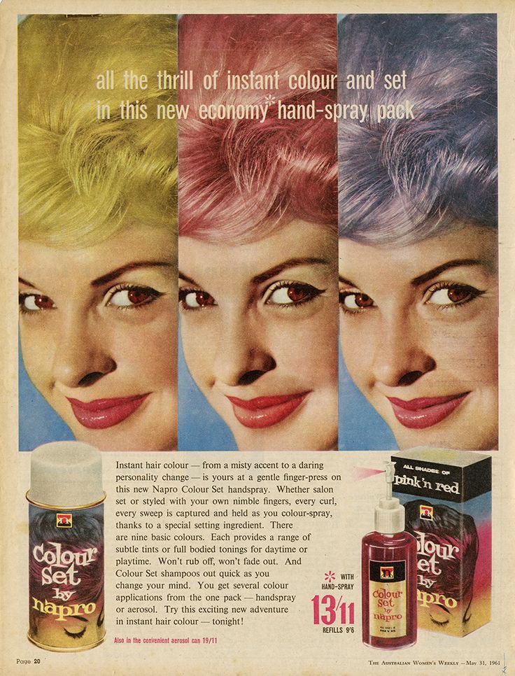 Hair Dyes (Early Formulas)