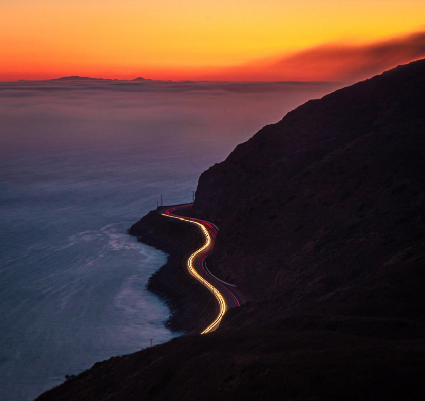 Sunset Wrapped in Salt Air