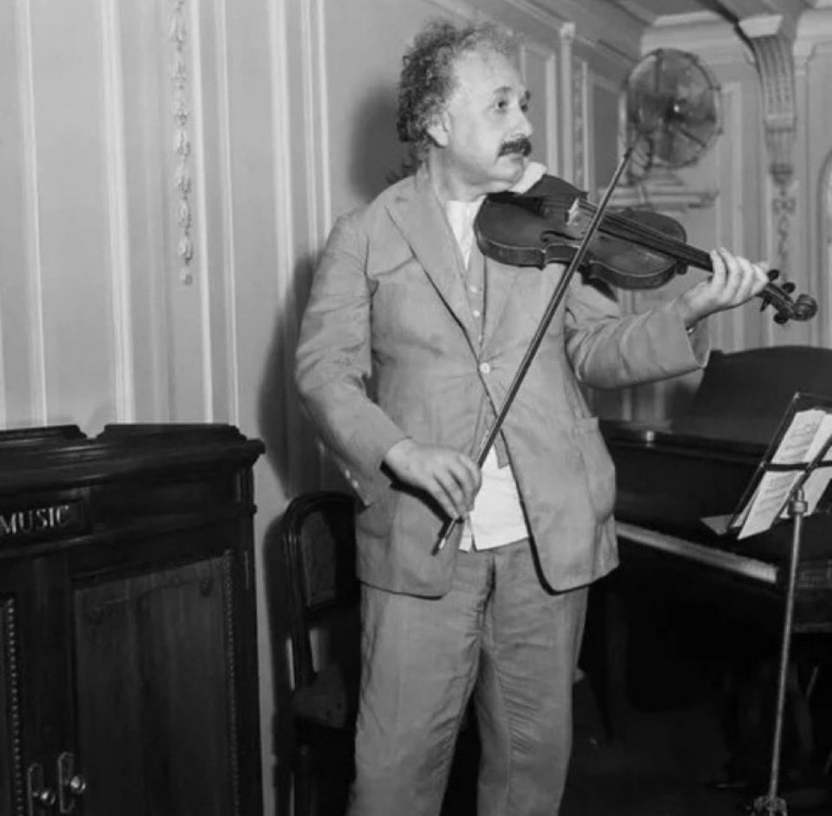 The Violin Side of a Genius