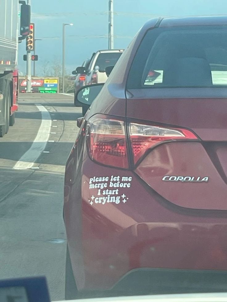 This bumper speaks for the emotionally fragile among us.