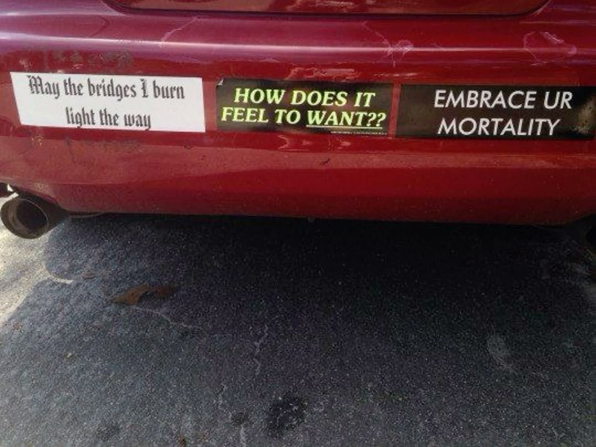 You wanted motivation. You got memento mori on wheels.