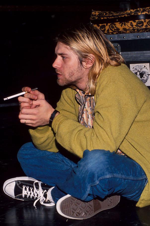 Kurt Cobain in the 90s