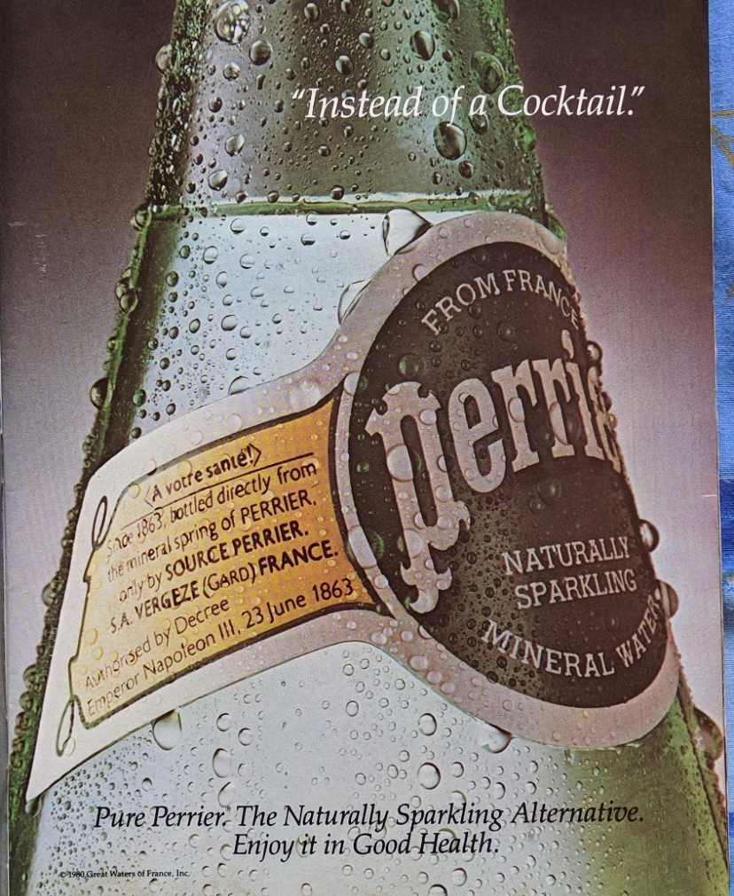 A Fridge Full of Perrier